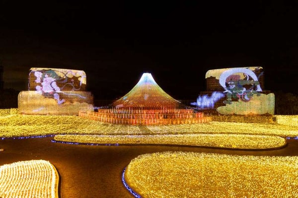 【群馬県内発】 伊勢神宮内宮・外宮両参り なばなの里イルミネーション&豊臣兄弟!名古屋中村大河ドラマ館3日間1